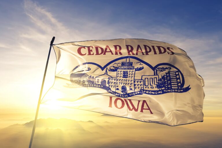 Cedar Rapids, Iowa, flag
