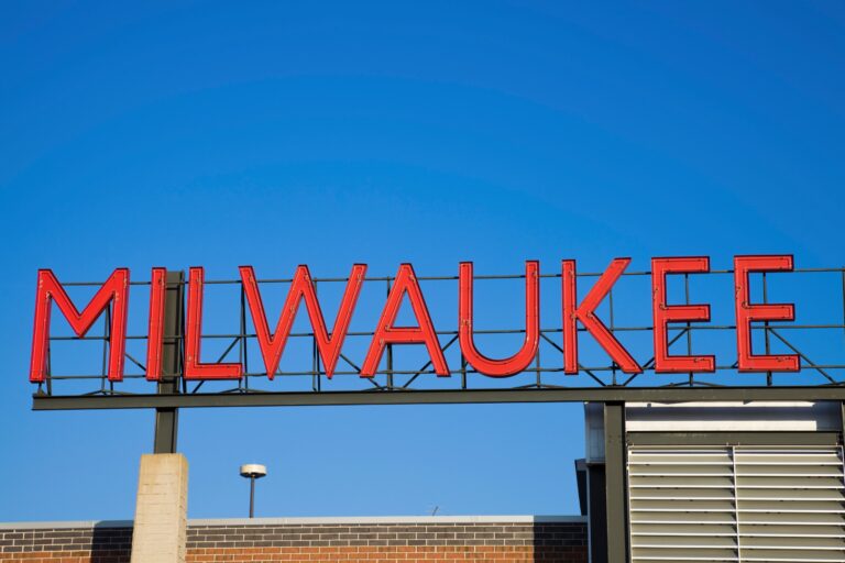 The Milwaukee sign in Wisconsin