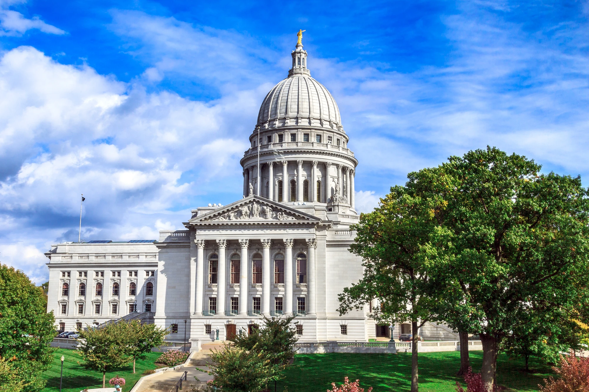 Wisconsin State Capitol building in Madison.