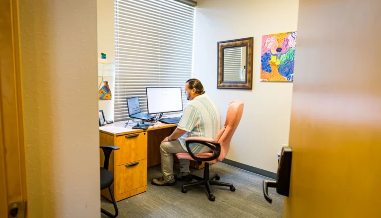 Administrator office at Madison Recovery Center