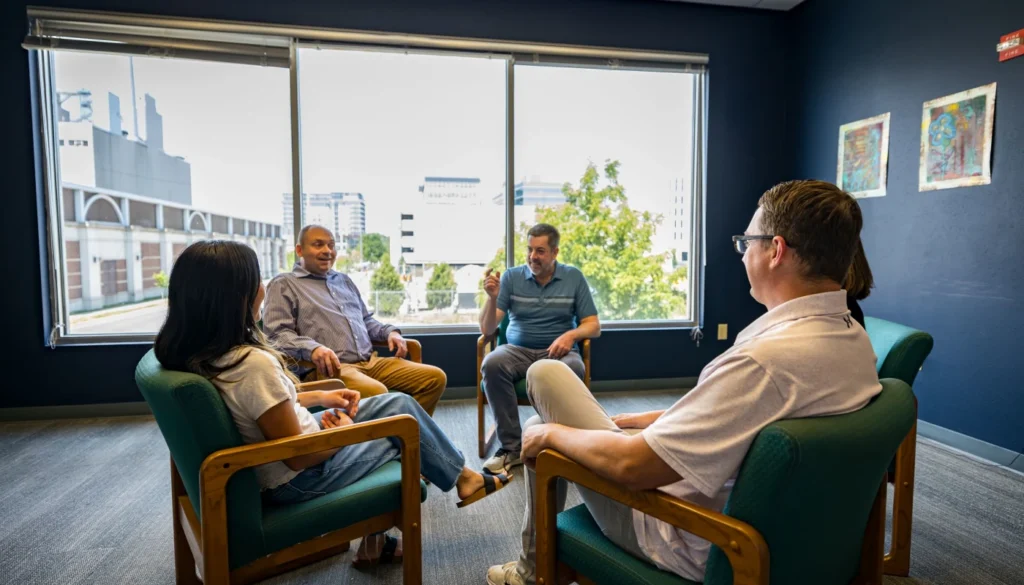 Group therapy at Madison Recovery Center