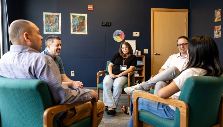 Group therapy at Madison Recovery Center