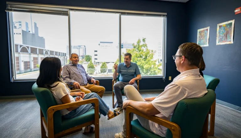Group therapy at Madison Recovery Center