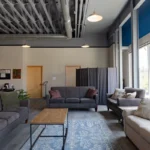 Lounge area at Madison Recovery Center