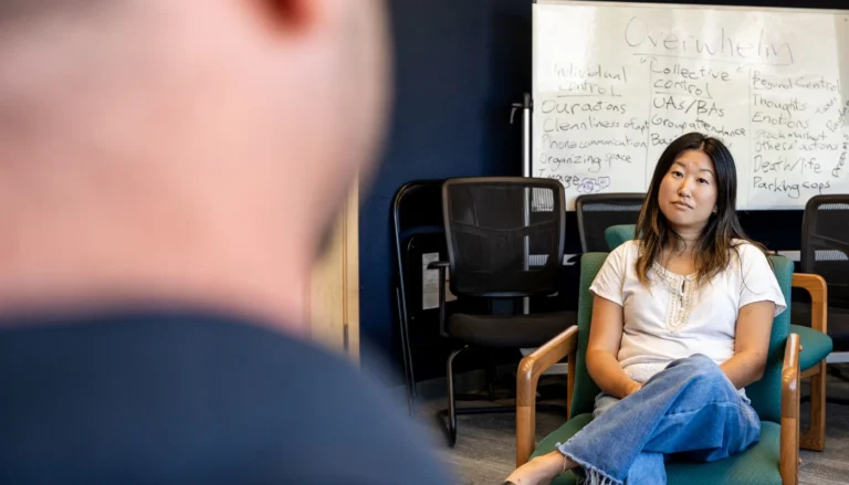 Group therapy at Madison Recovery Center