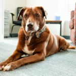 Emotional support dog at Madison Recovery Center
