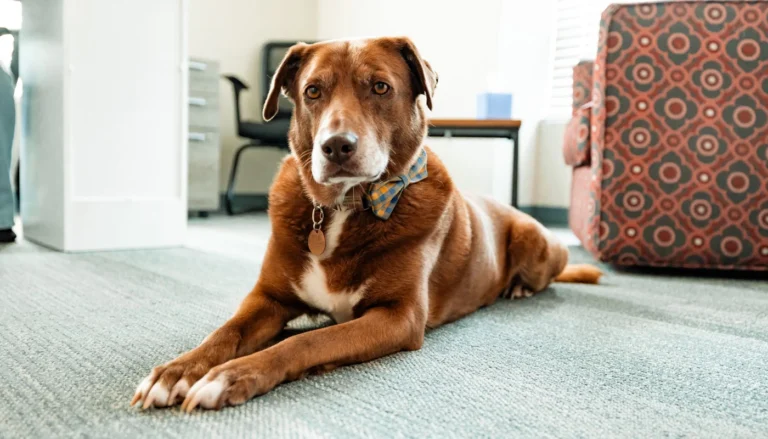 Emotional support dog at Madison Recovery Center