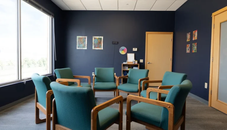 Group therapy room at Madison Recovery Center