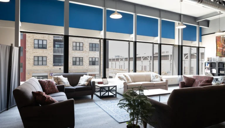 Reception area at Madison Recovery Center